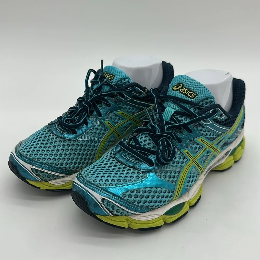 Asics Gel-Cumulus 16 Women's Shoes Athletic Walking Running Gym Blue Green Size7